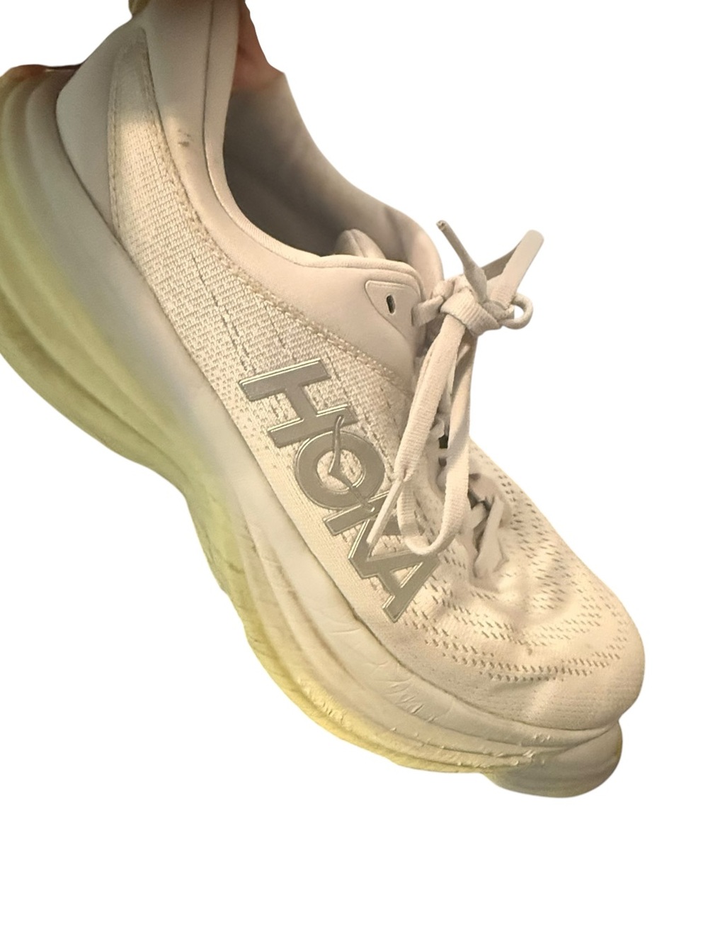 HOKA Women's White Running Shoe Size 10.5 Women’s